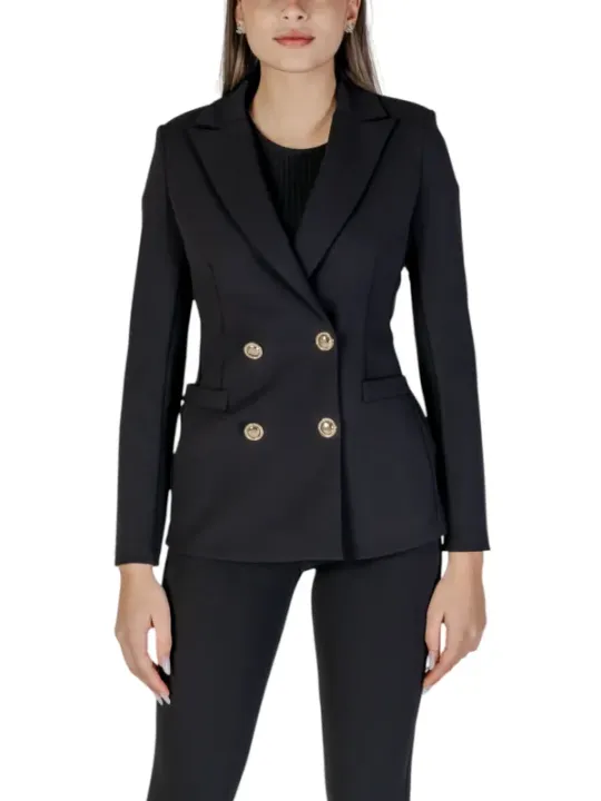 Schwarzes Blazer und Hose Set
