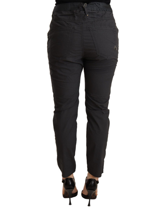 Jeans & Pants Elegant Mid Waist Slim Fit Skinny Pants 220,00 € 8050246180679 | Planet-Deluxe