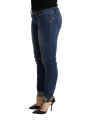 Jeans & Pants Chic Blue Washed Push-Up Skinny Jeans 300,00 € 8034166065131 | Planet-Deluxe