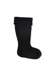 Dunkelbrauner Hunter Stiefel Detailaufnahme