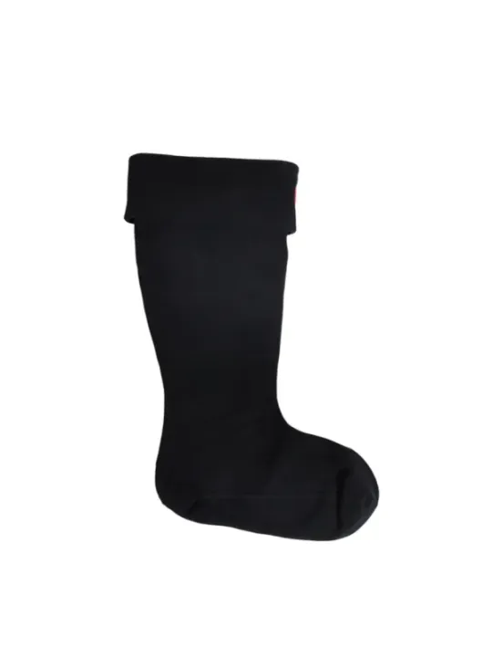 Dunkelbrauner Hunter Stiefel Detailaufnahme