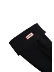 Schwarze Hunter Stiefel roter Streifen