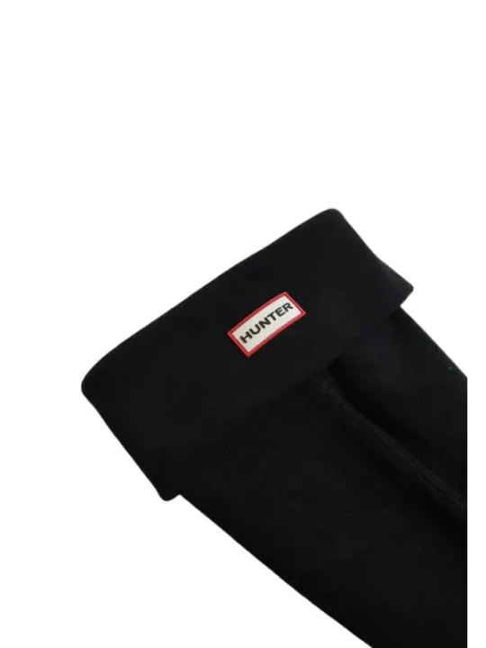 Schwarze Hunter Stiefel roter Streifen