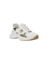 Weiße Pinko Sneaker mit Goldakzenten