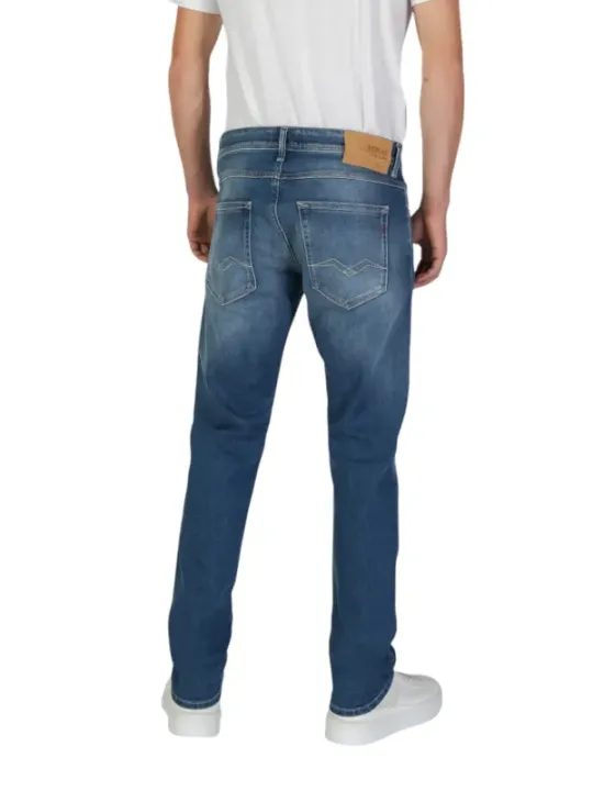 Mittlerlblaues Replay Jeans Straight Leg