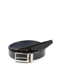 Elegantes blaues Ungaro Ledergürtel mit Schnalle