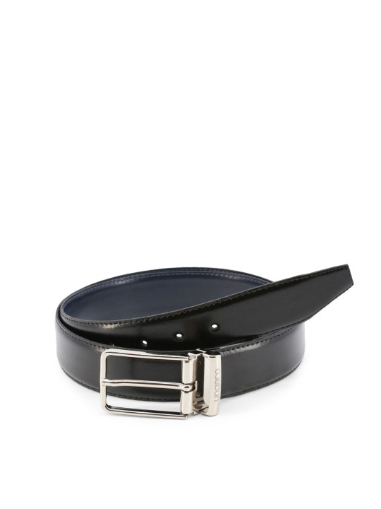 Elegantes blaues Ungaro Ledergürtel mit Schnalle