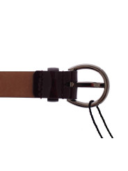 Belts Elegant Purple Leather Belt - Italian Elegance 300,00 € 8050246180839 | Planet-Deluxe