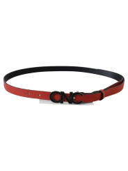 Belts Elegant Blood Red Leather Belt 100,00 € 8058301884272 | Planet-Deluxe