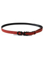 Belts Elegant Blood Red Leather Belt 100,00 € 8058301884272 | Planet-Deluxe