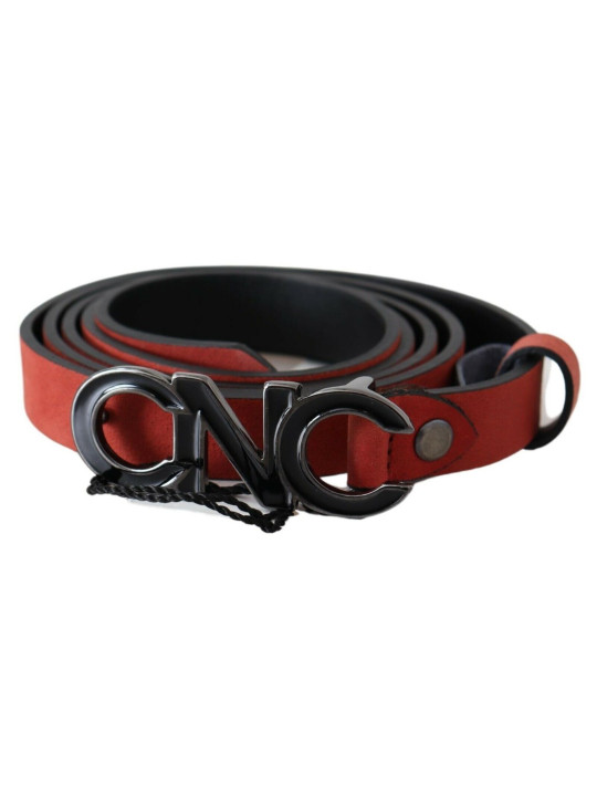 Belts Elegant Blood Red Leather Belt 100,00 € 8058301884272 | Planet-Deluxe