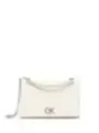 Calvin Klein cremefarbene kleine Handtasche