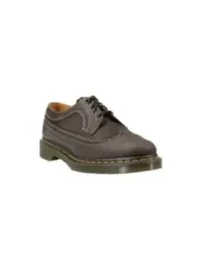 Brogue Lederstiefel mit dicker Sohle