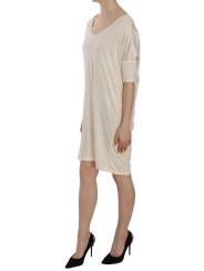 Dresses Chic Cream A-Line Elbow Sleeve Dress 300,00 € 7333413027597 | Planet-Deluxe