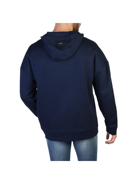 Navy blaues Plein Sport Kapuzenshirt