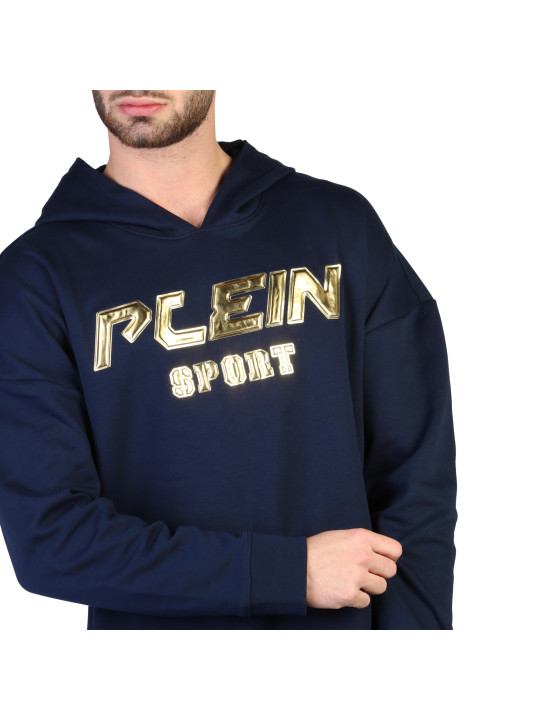 Blauer Plein Sport Kapuzenpullover Herren