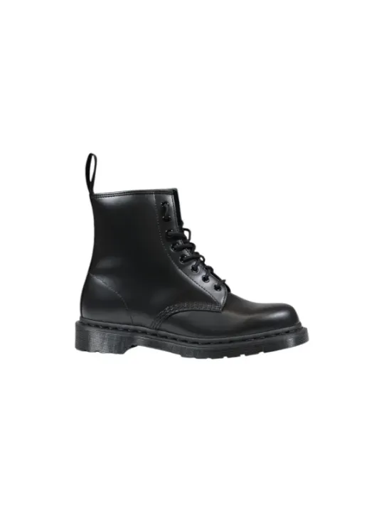 Schwarze Leder Dr. Martens Stiefel