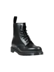 Schwarze Leder Dr. Martens Stiefel