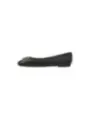 Schwarze Leder Ballerinas mit Schnalle
