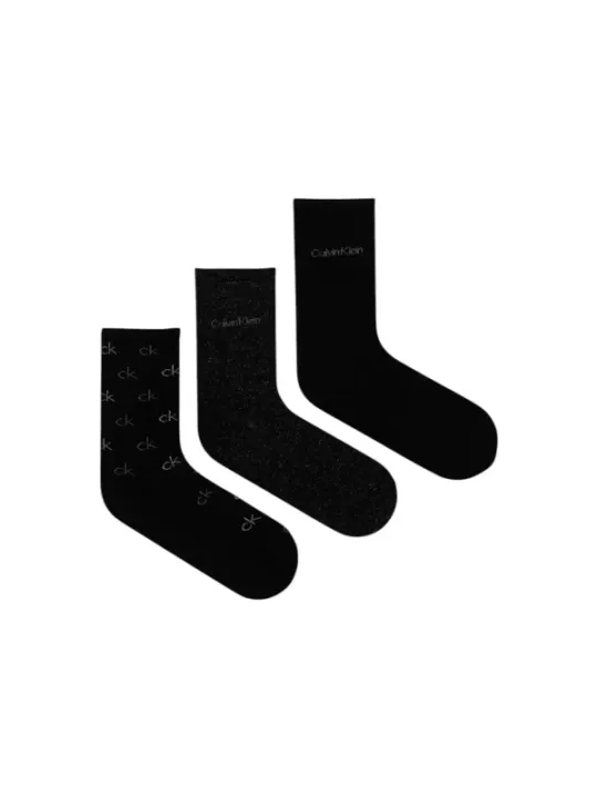Schwarze Calvin Klein Logo Socken