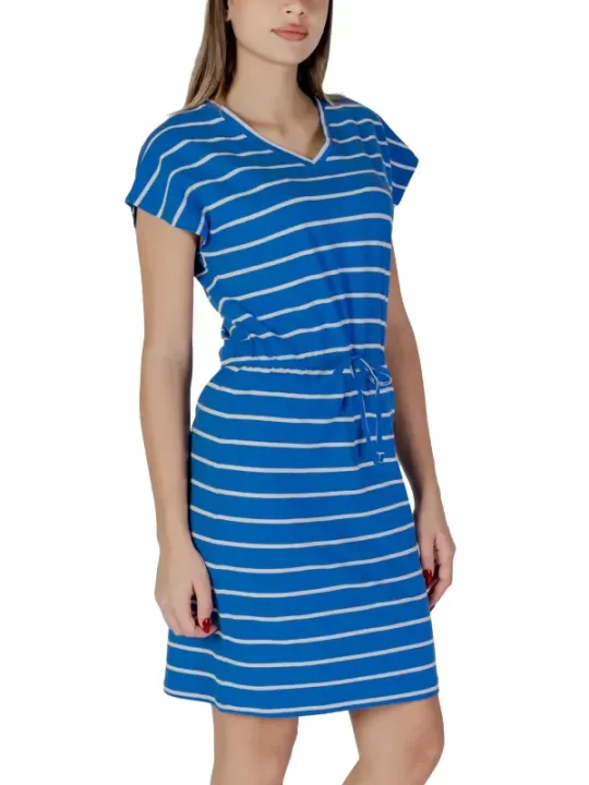 Blau gestreiftes B.young Sommerkleid