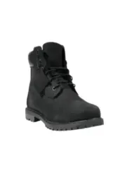 Schwarzer Timberland High-Top-Stiefel