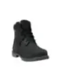 Schwarzer Timberland High-Top-Stiefel