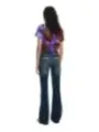 Buntes Tie-Dye T-Shirt Jeans