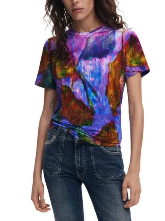 "Desigual T-Shirts im Sale | Desigual - Desigual T-Shirt Donna online kaufen"|Planet-Deluxe