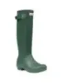 Grüne Hunter Gummistiefel mit Profilsohle