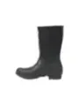 Schwarzer Hunter-Gummistiefel Rückansicht