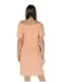 Kurzes orangefarbenes B.young Sommerkleid