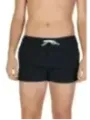 Schwarze Badehose mit weißem Kordelzug