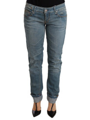 Jeans & Pants Chic Washed Cotton Denim with Folded Hem 250,00 € 8058301885644 | Planet-Deluxe