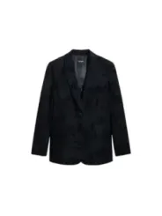 Schwarze Desigual Damenblazer mit Muster