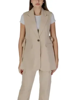 Beiger Damen Blazer Hosenanzug