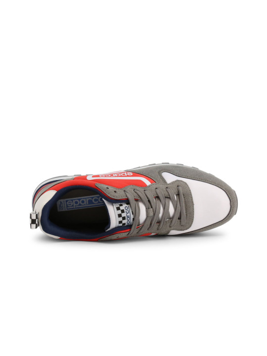 Rote Sparco Rennschuhe mit Logo