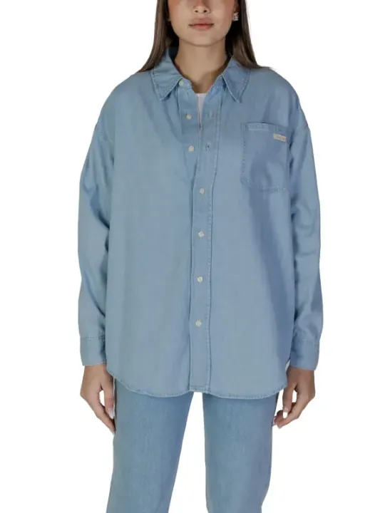 "Calvin Klein Jeans Hemden im Sale | Calvin Klein Jeans - Calvin Klein Jeans Camicia Donna online kaufen"|Planet-Deluxe