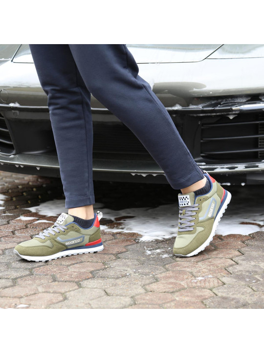 Grüne Sparco SP-FLAG_GREEN Sneakers laufen