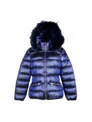 Jackets & Coats Chic Blue Yes Zee Jacket with Murmasky Fur 290,00 € 8050716027411 | Planet-Deluxe