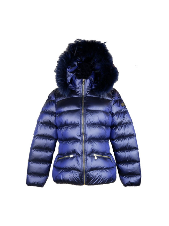 Jackets & Coats Chic Blue Yes Zee Jacket with Murmasky Fur 290,00 € 8050716027411 | Planet-Deluxe