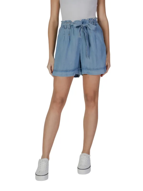 Blaue B.young Jeansshorts mit Rüschen Blaue B.young Jeansshorts mit Rüschen