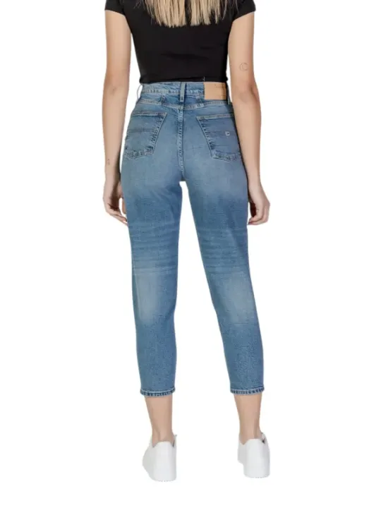Helle, schmale Jeans mit Used-Look