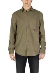 Tommy Hilfiger Jeans Hemd olivgrün