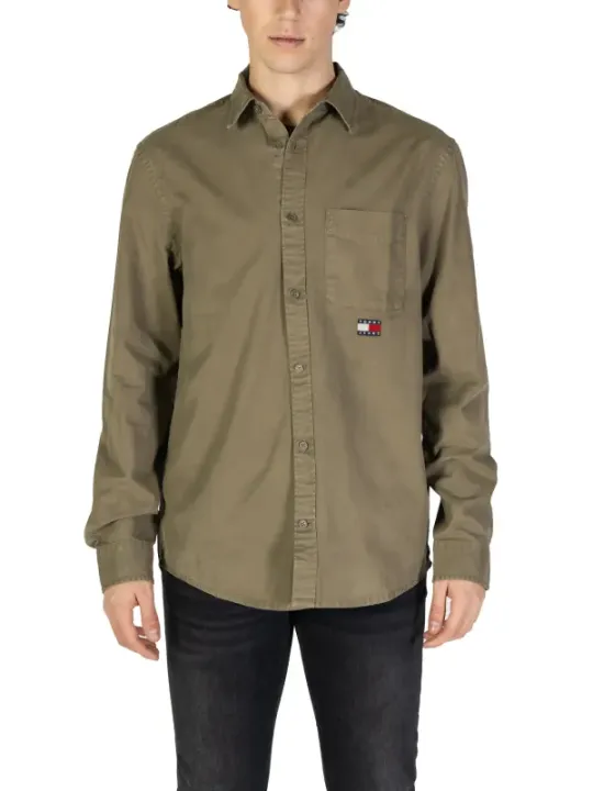 Tommy Hilfiger Jeans Hemd olivgrün