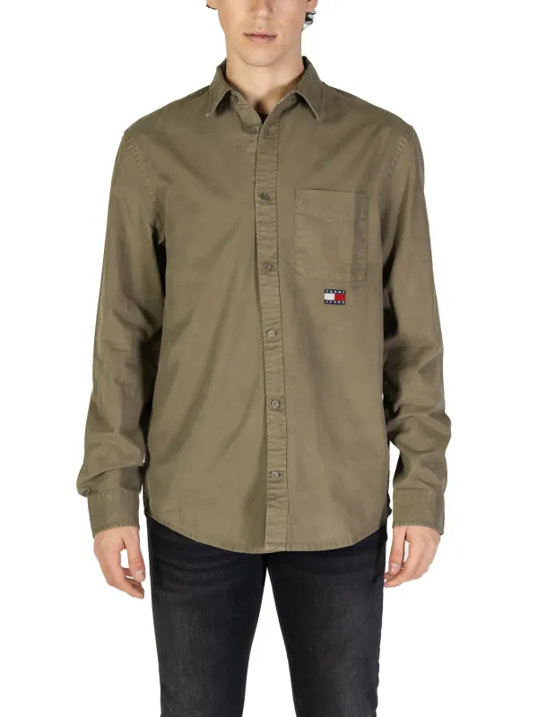 Tommy Hilfiger Jeans Hemd olivgrün