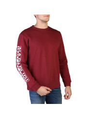 Roter Napapijri Herren Fleece-Pullover