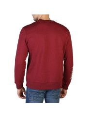 Rotes Napapijri Baumwoll-Sweatshirt mit Logo