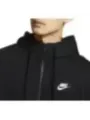 Schwarze Nike Kapuzenjacke mit Reißverschluss