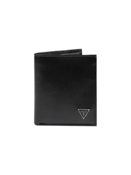 Schwarze Guess Herren Geldbörse Leder
